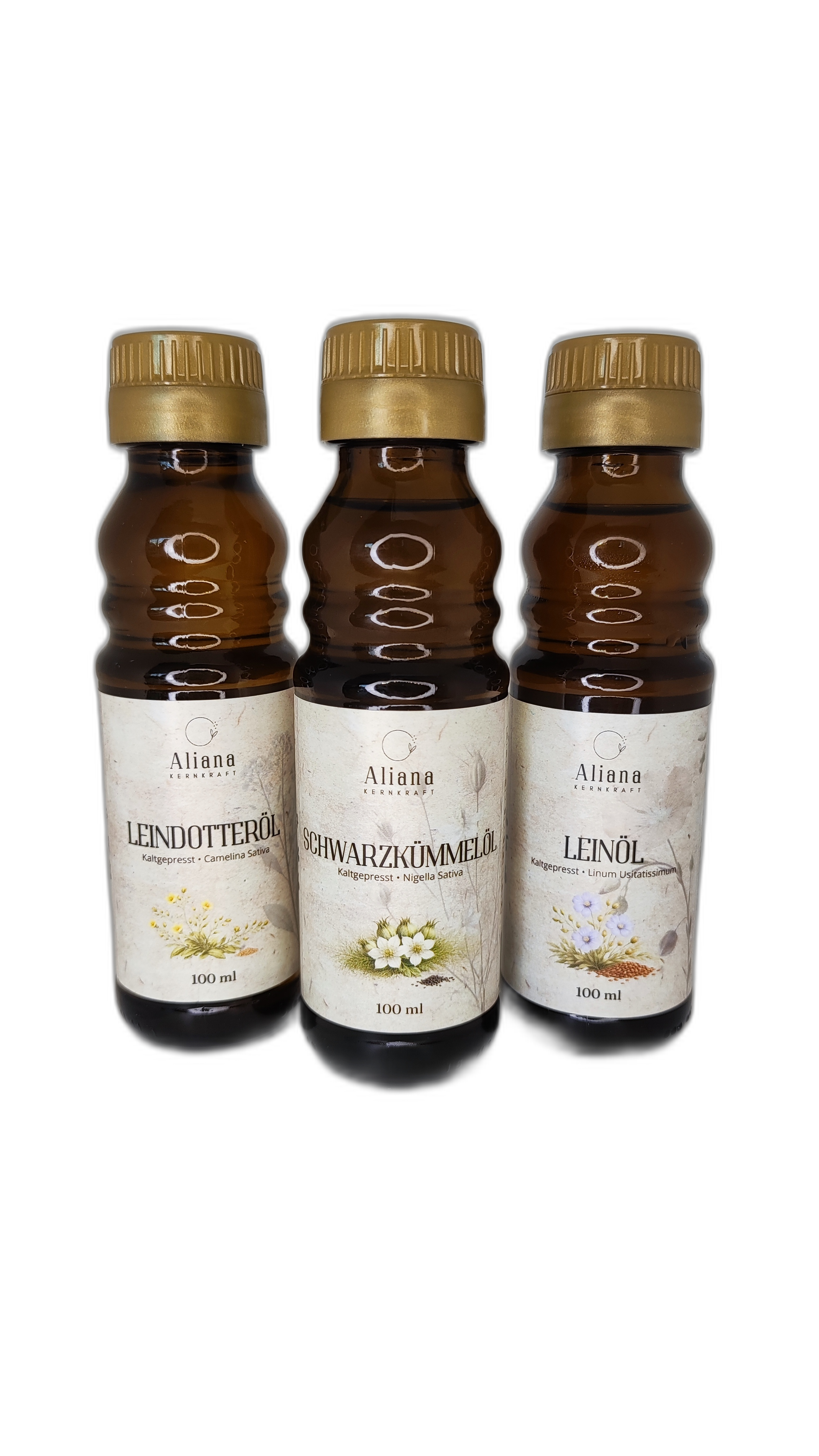 Probierpaket – alle drei Öle 100ml