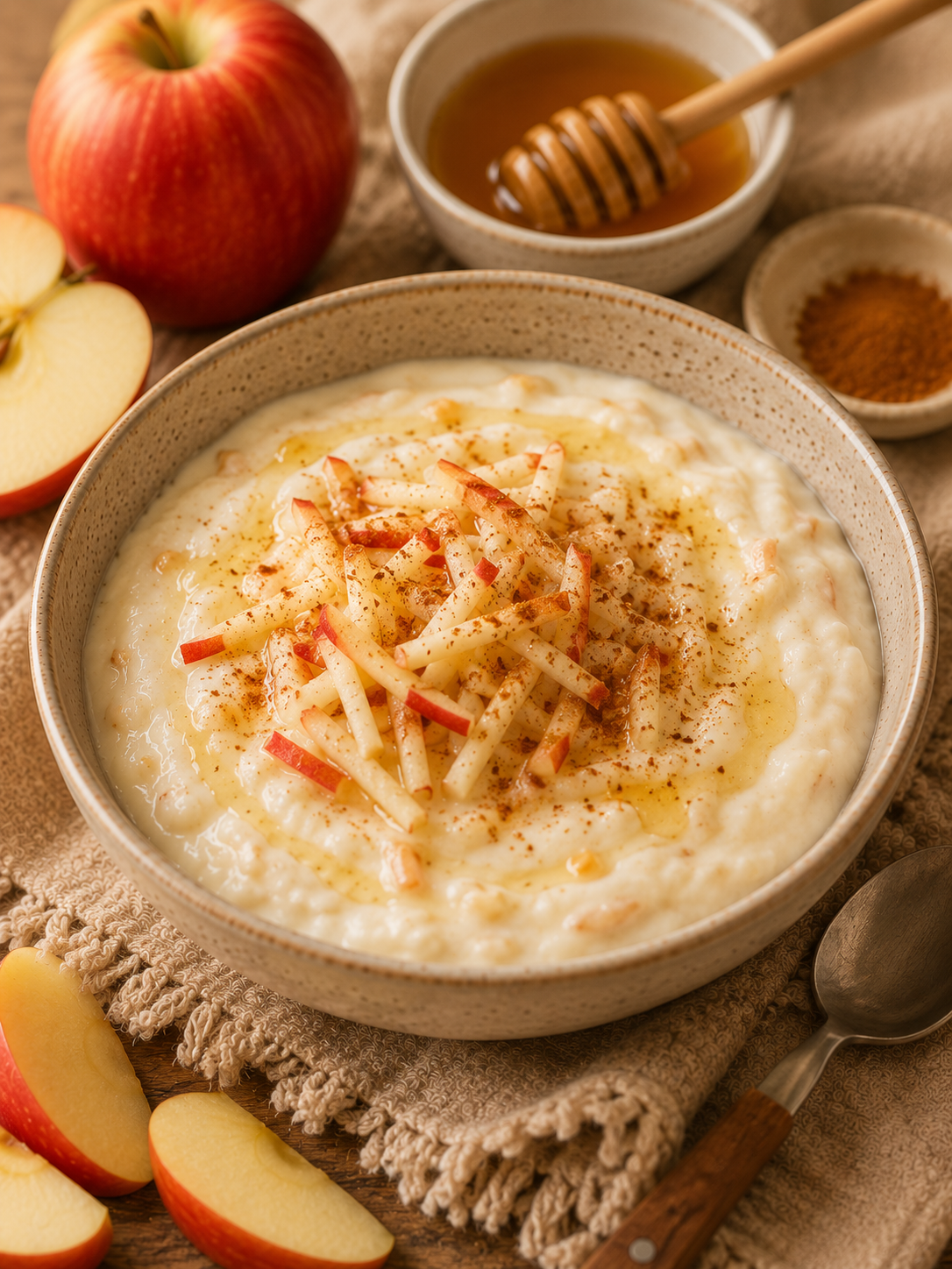 Honig-Apfel-Joghurt-Rakete