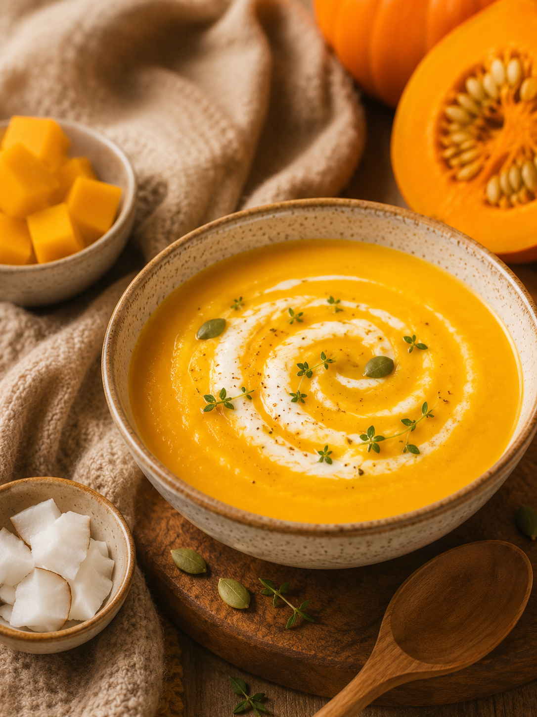Kürbis-Schmusesuppe