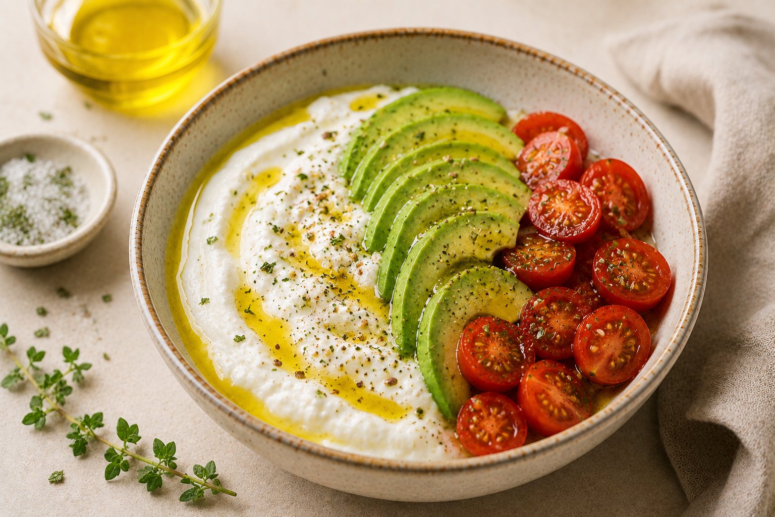 Pikante Joghurt-Bowl